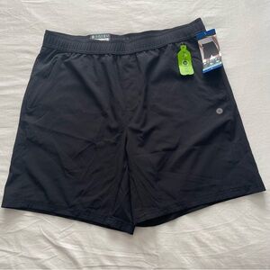 Soybu Active Shorts Mens L Black Pull On Elastic Waistband Lightweight NWT